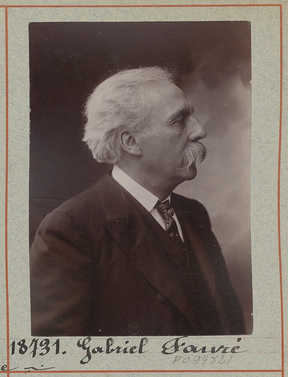 Gabriel Fauré as director of the Paris Conservatoire