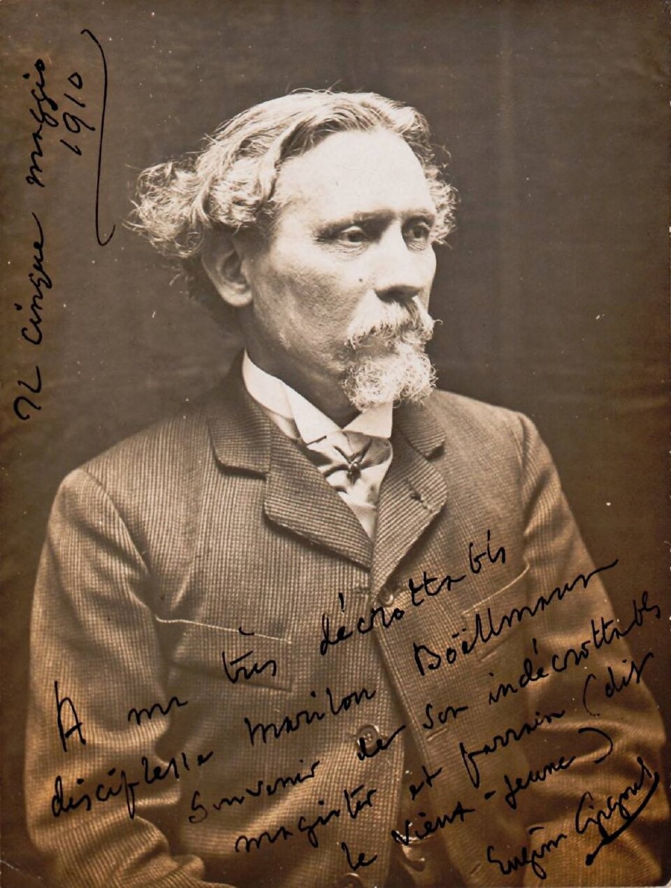 Eugène Gigout, photograph, 1910