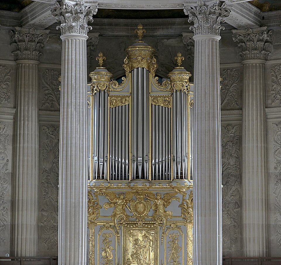 The organ of the Chapelle Royale at Versailles