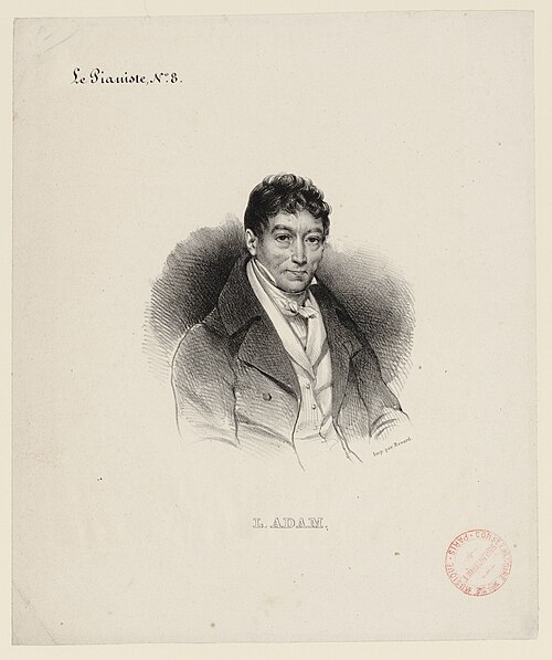 Portrait of Louis Adam