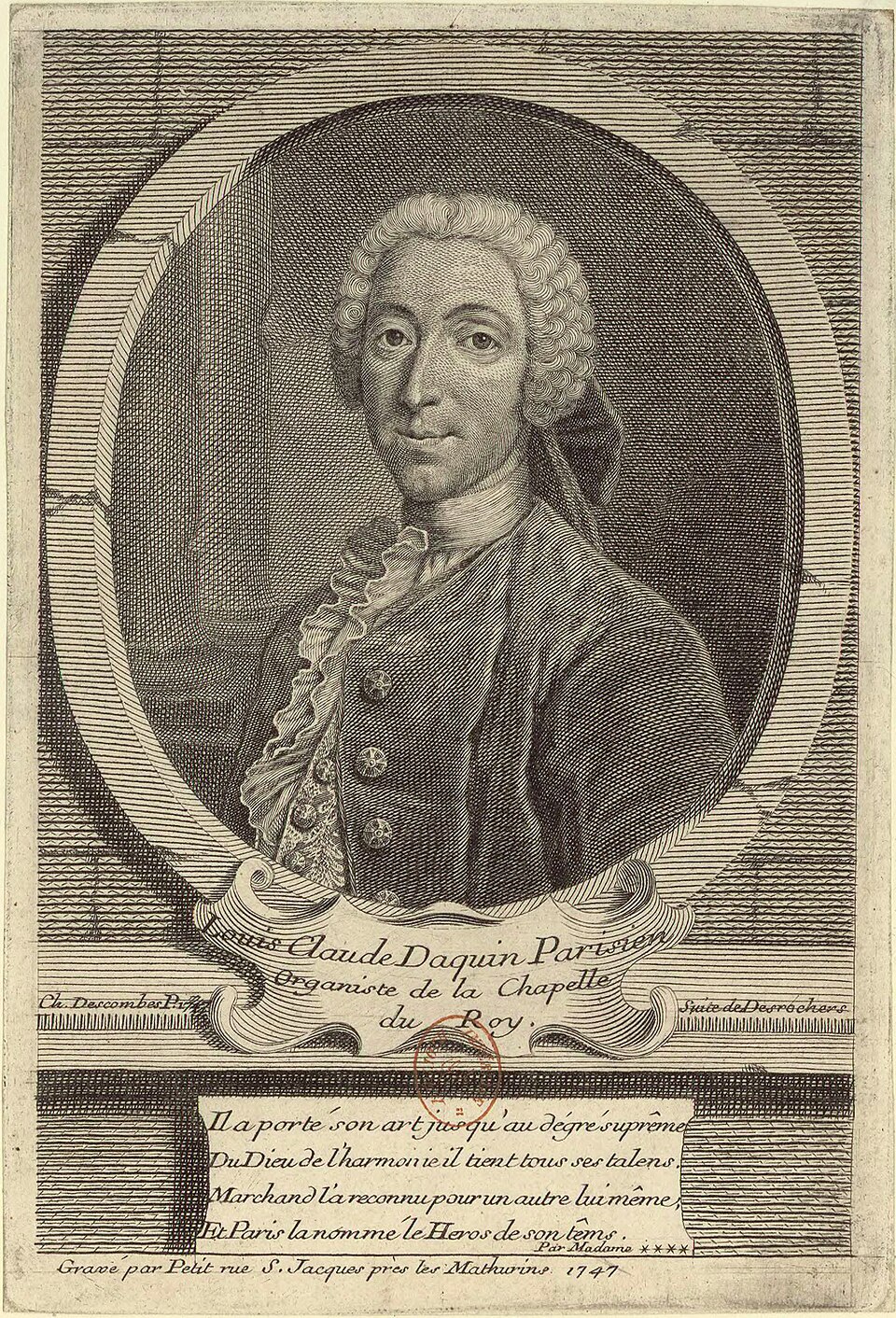 Portrait of Louis-Claude Daquin